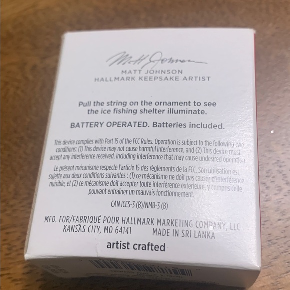 2024 Hallmark Keepsake Fishing for Fun Mini Ornament NWT - Picture 9 of 9